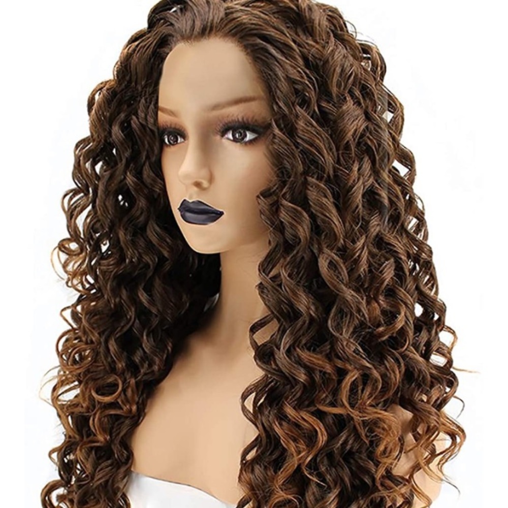 Long Deep Curly NON Lace Front Wig